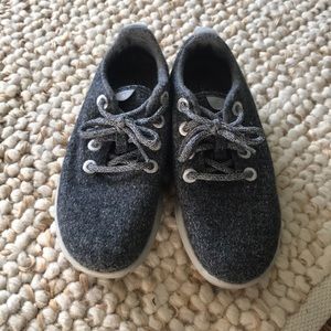 Allbirds grey wool sneakers
